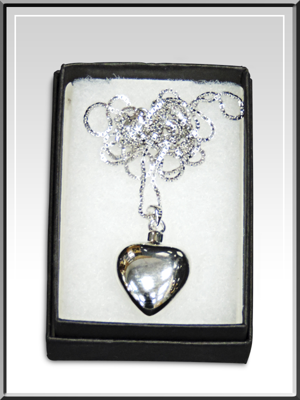 Cremation Etched Heart