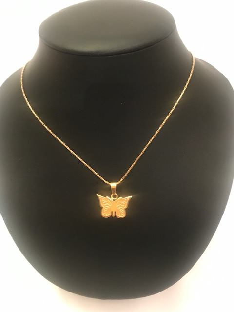 Cremation Pendant No 12 Butterfly