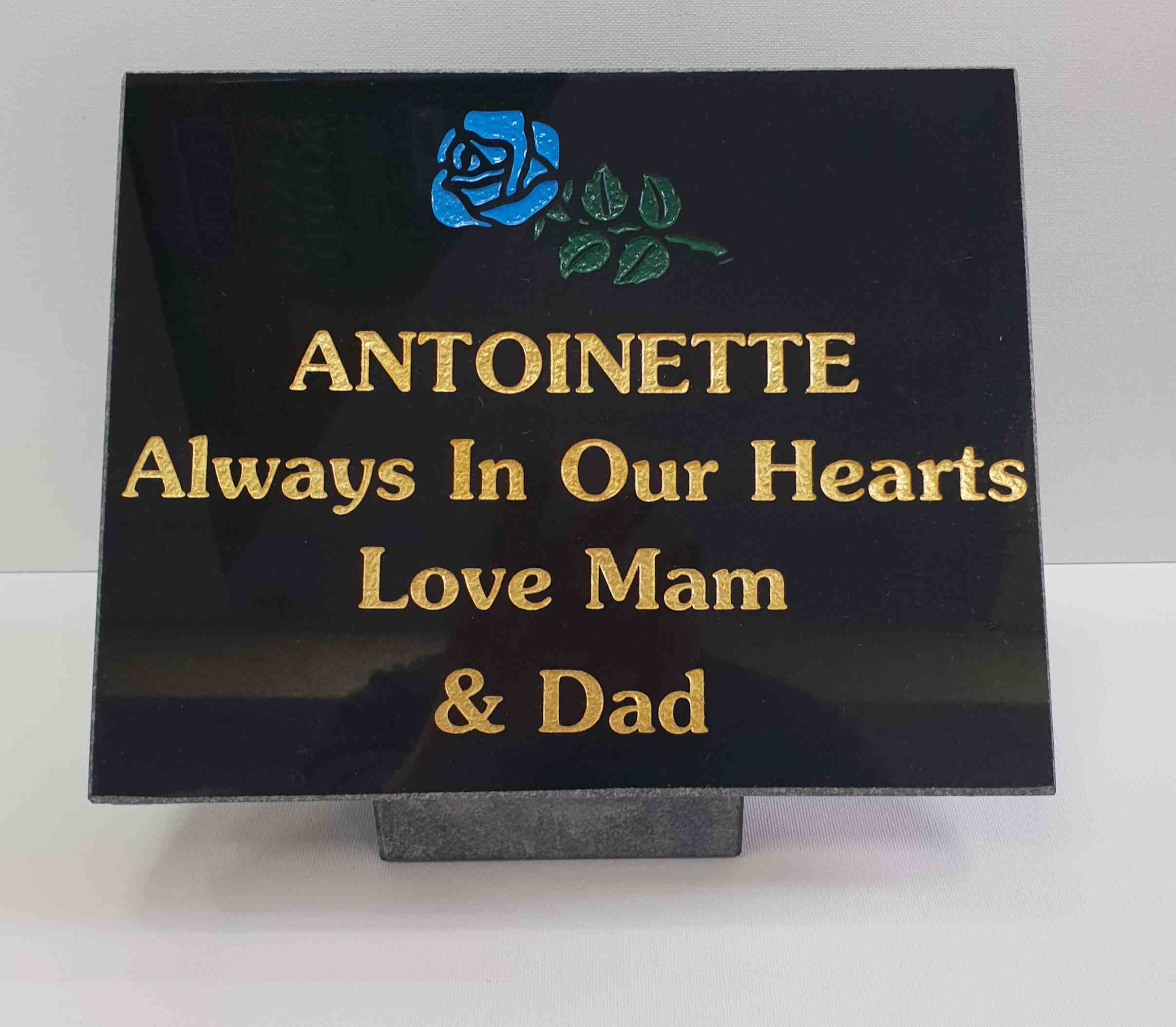 Grave Cremation Plaque No1